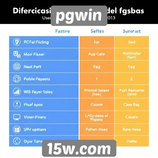 Comparação entre pgwin e concorrentes no mercado